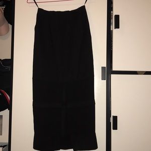 Elegant unique black skirt